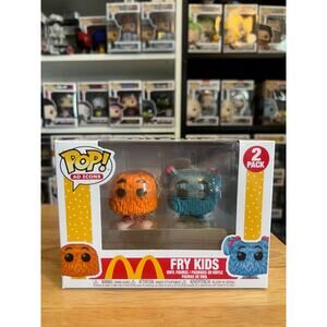 VAULTED Fry Kids 2-Pack Funko Pop McDonald's Fast Food Ad Icons Advertising Toy